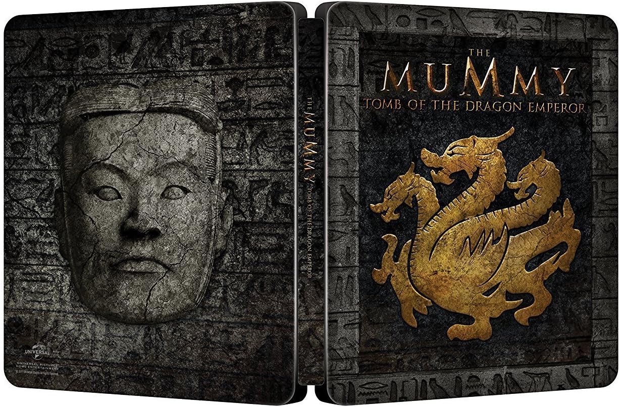 The Mummy 3 Tomb of the Dragon Emperor Limited Edition Exclusive Steelbook Blu-ray Region Free (import)