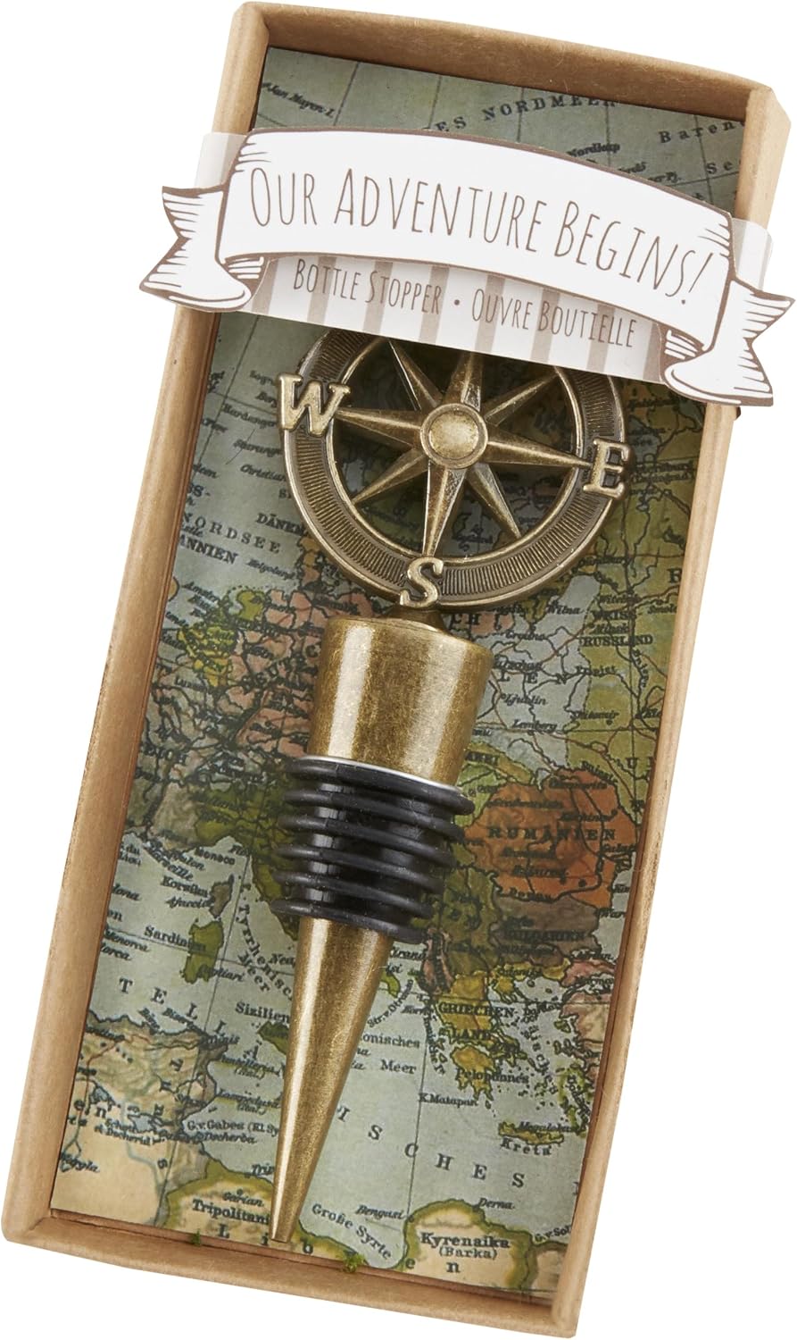 Kate Aspen "Our Adventure Begins" Bottle Stopper
