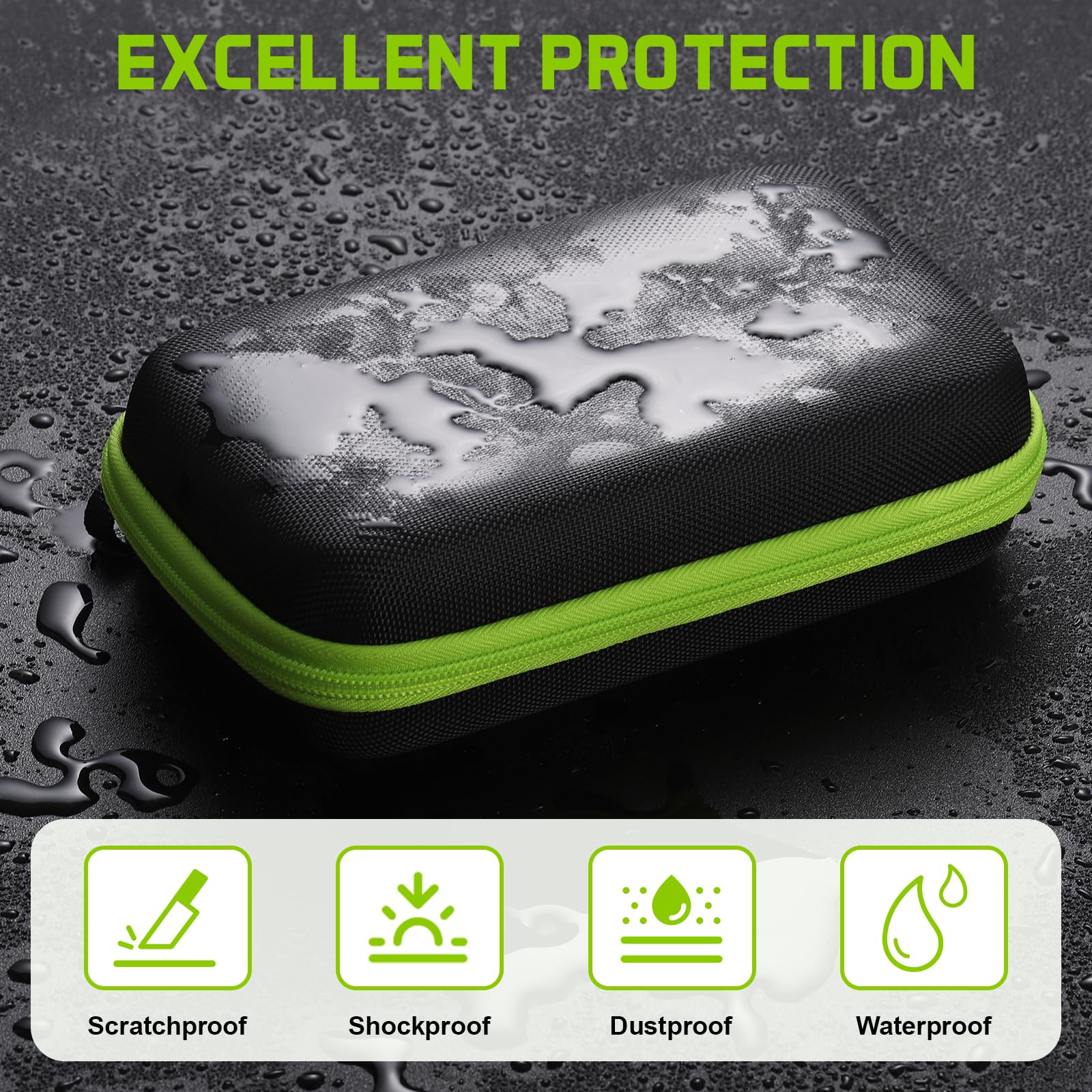 Custodia Per Philips Oneblade QP2630 QP2520 QP2620 QP2734 QP6530, O Blade 360 & O Blade Pro, Portatile Custodia Rigida da Viaggio, 1680D Oxford Case Protettiva per One Blade