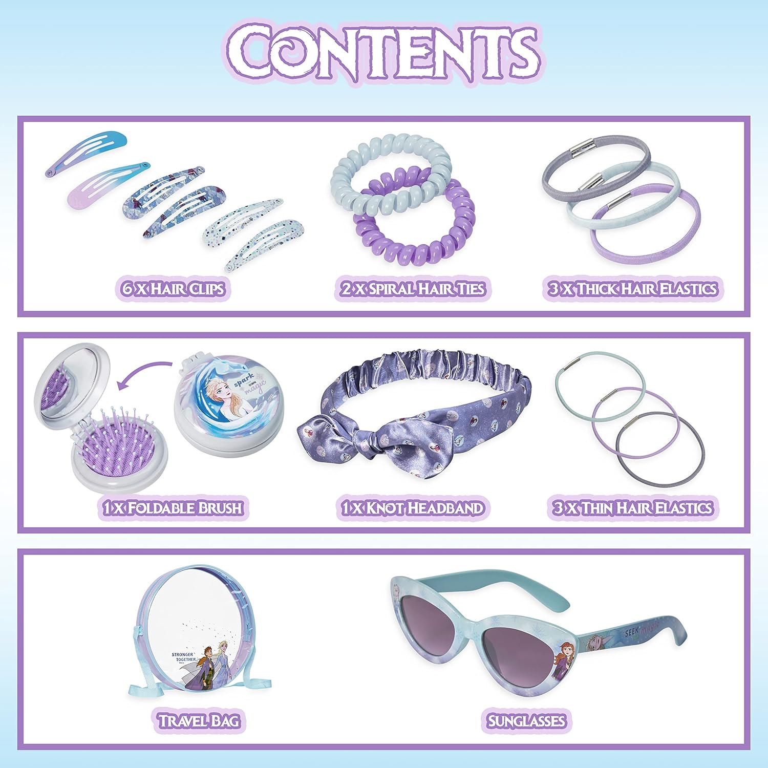 Disney Stitch Shoulder Bag for Girls Cross Body Bag with Kids Sunglasses Hair Accessories - Image 7