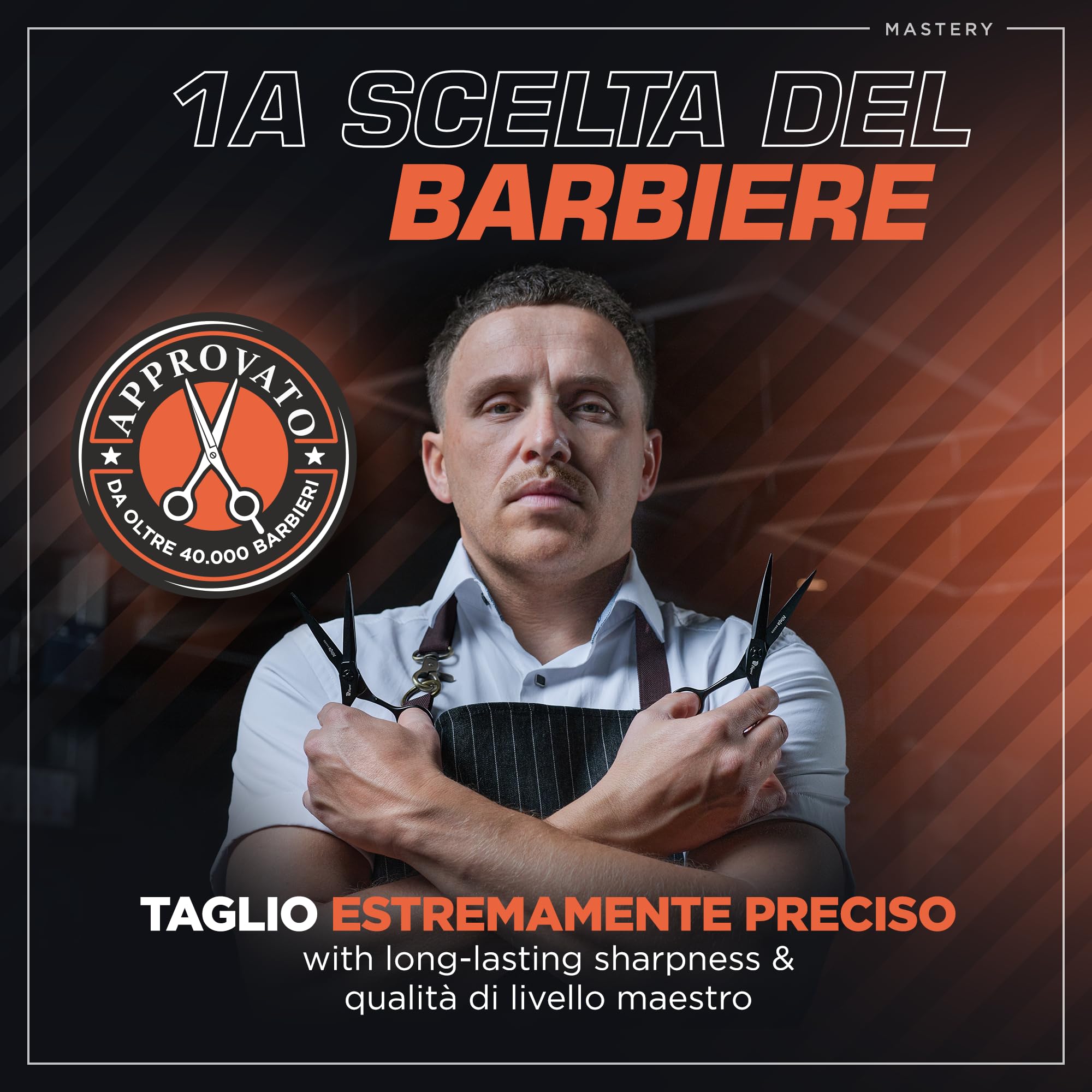 Fagaci Forbici Parrucchiere Professionali 5.5" Acciaio 440C per una Precisione Superiore, Forbici Capelli Professionali Barbiere Lame Estremamente Affilatei, Affilatura Duratura