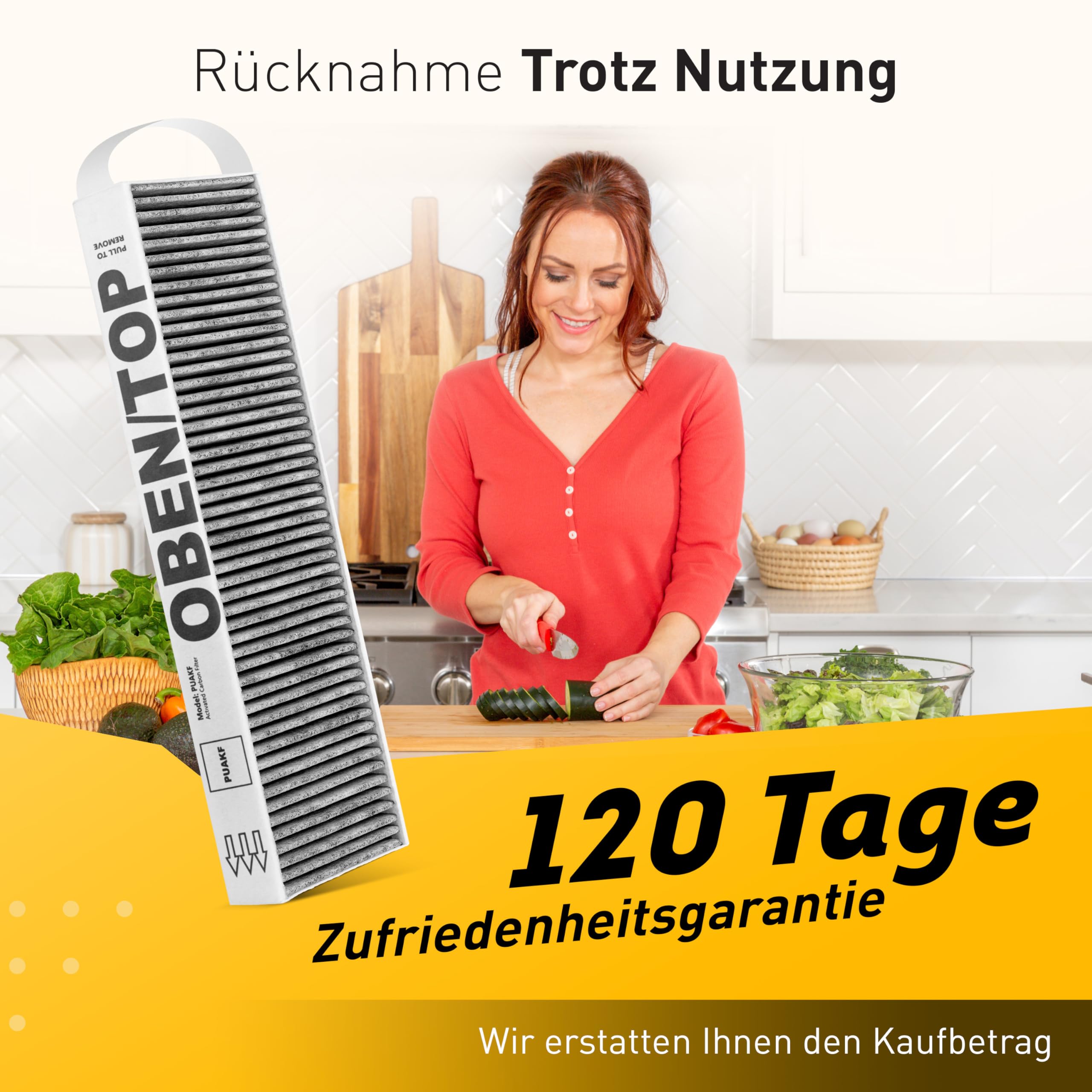 Aktivkohlefilter-Set (2 Filter) für Bora Pure Puakf, für Ihr Umluftkochfeld PURU oder PUXU
