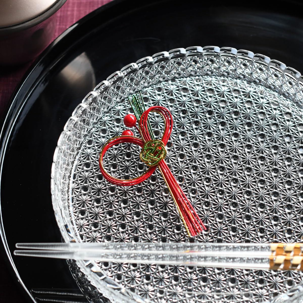 Amazon.co.jp: シール付 水引き飾り 雅 5個セット MZ-56【お節料理