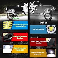 Vista 3 de Luces de roca blancas, 4 luces de roca ALIGZ para camiones, Jeep, UTV, ATV, RZR, kit de luz subterránea