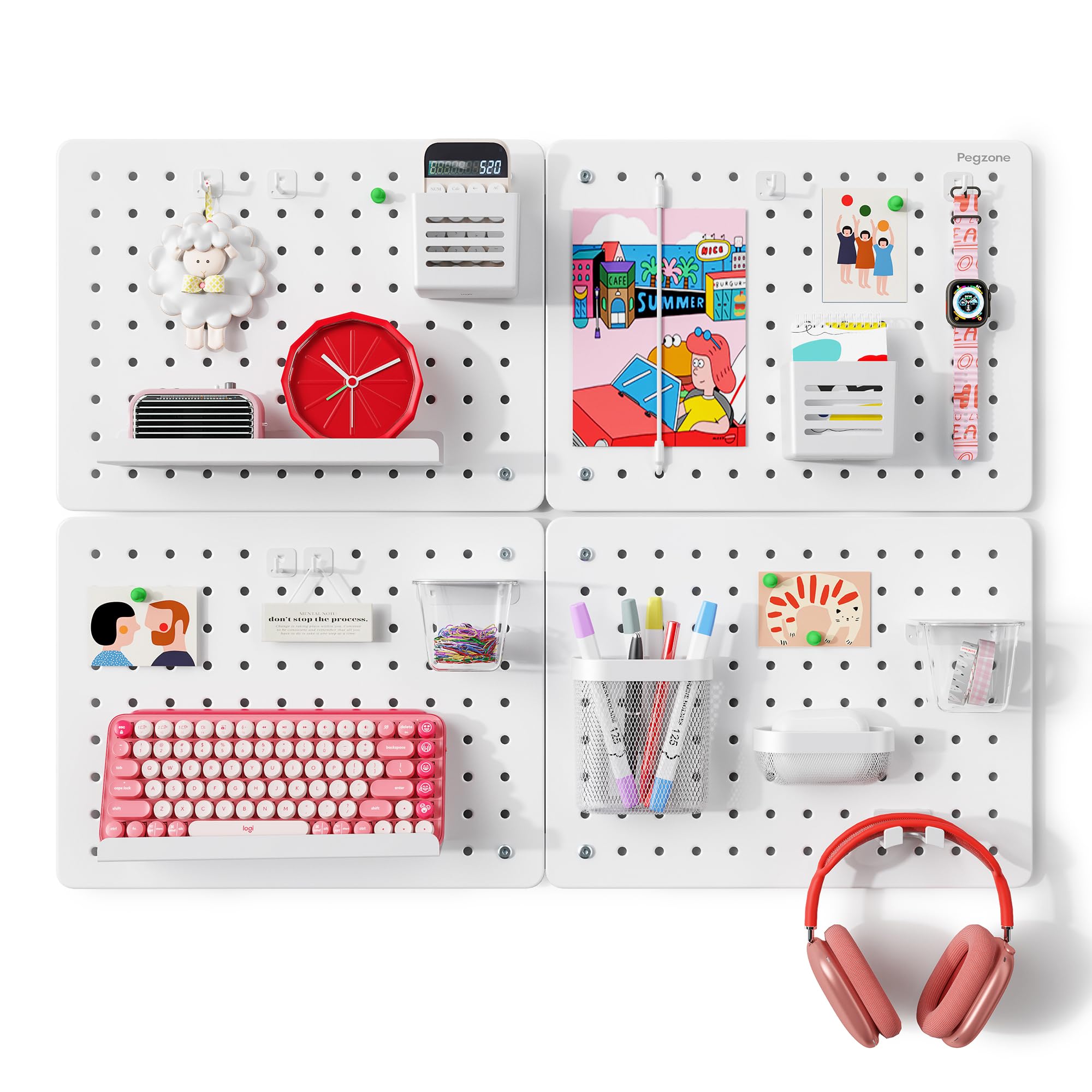 pegmap セット Amazon.com: PEGZONE Pegboard Wall Organizer Combination Kit