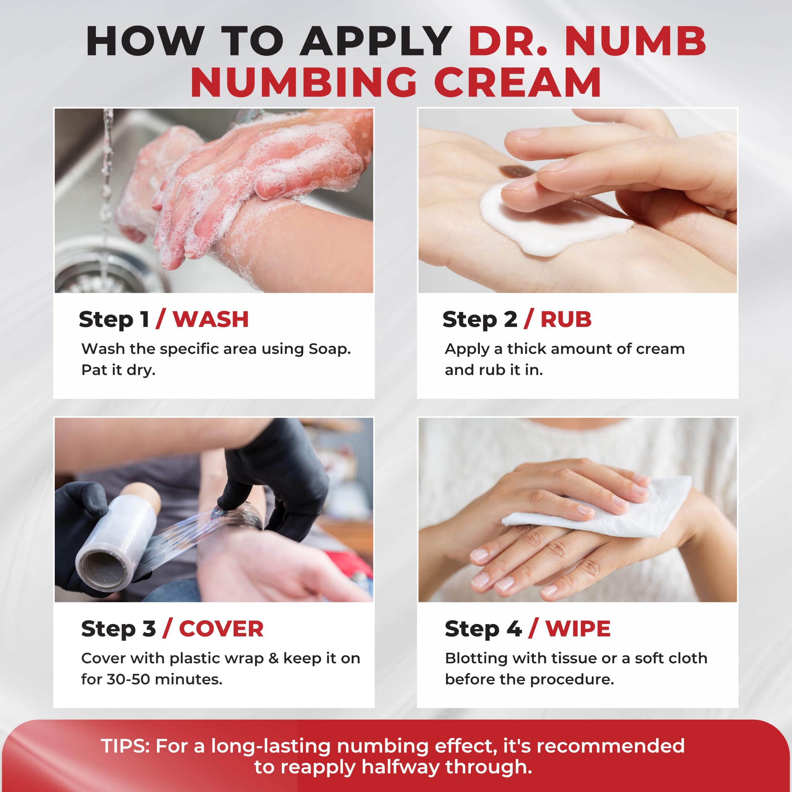Dr. Numb 5% Lidocaine Numbing Cream Maximum Strength Pain Relief, 30 g — Amazon image 7