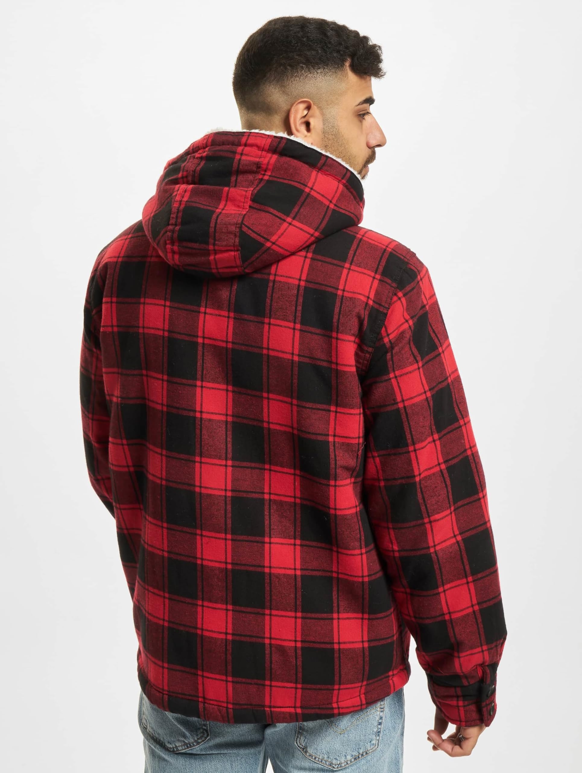 Brandit Kurtka polarowa z kapturem Mężczyźni Kurtka Lumberjacket Hooded