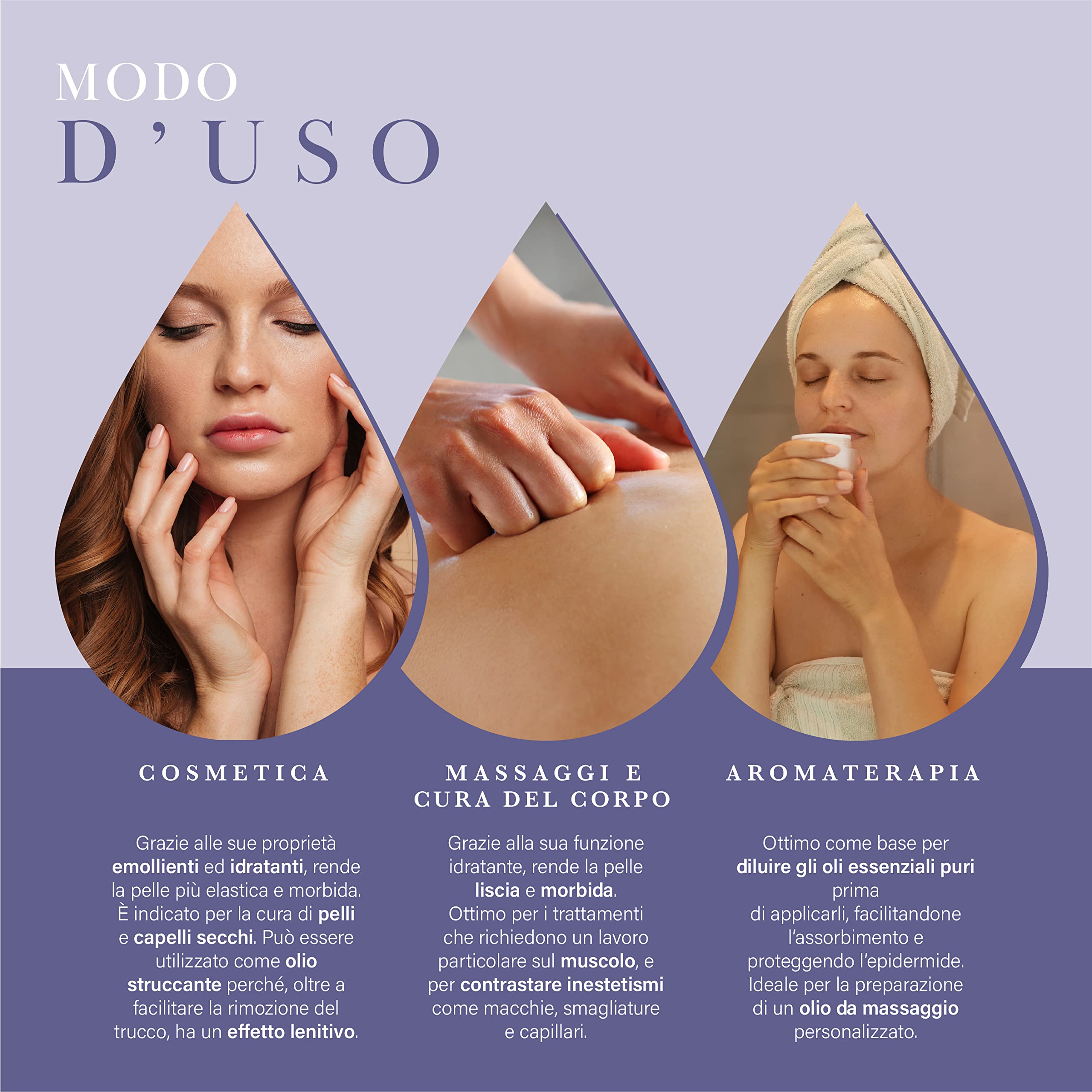 Oxxigena - Huile de Pépins de Raisin BIO Pure à 100%, Paquet de 1000 ml, Huile à Action Antioxydante, Idéale sur la Peau pour un Effet Raffermissant, Tonifiant et Anti-âge