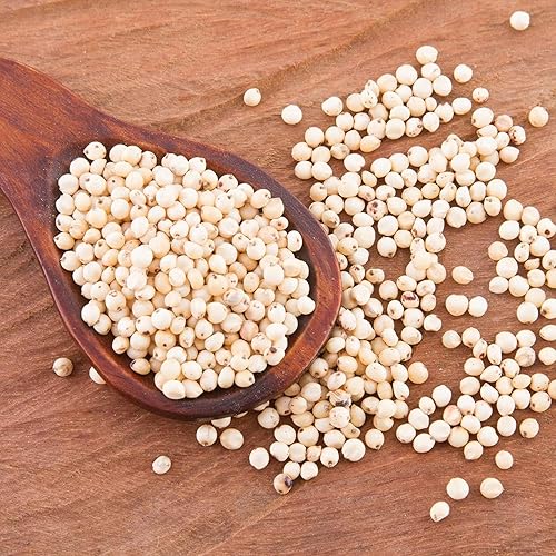 Miniatura 4 de Danodia Foods Mijo de sorgo blanco natural sin pulir  Mijo indio rico en fibra proteica y hierro  Sin gluten - 2.2 lbs