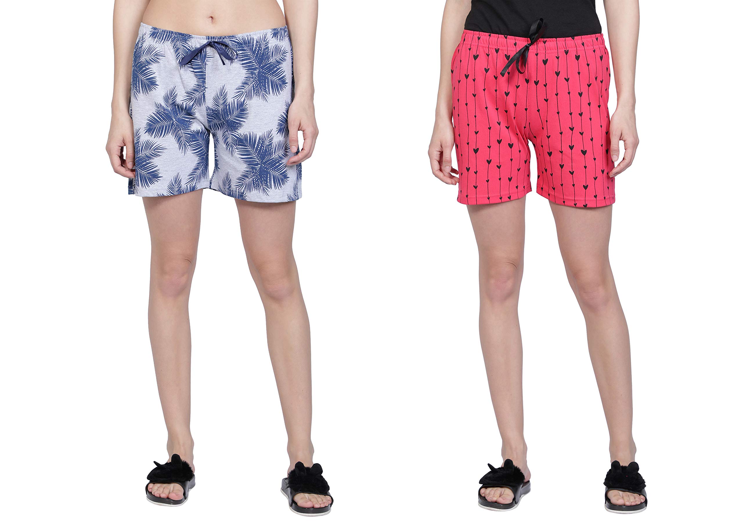 club a9 Women's Relaxed Shorts (Pack of 2)-picture-28