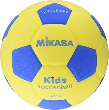 Amazon ミカサ サッカーボール スマイルサッカー軽量3号 キッズ用 150g 小学校 キッズ用 Sf3 Ybl ミカサ サッカーボール