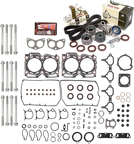 Evergreen HSHBTBK9008 Juego de juntas de cabeza compatible conrepuesto para 98-99 Subaru 2.5 DOHC 16V EJ25