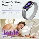 JYUAJOI Fitness Tracker with 24/7 Continuous Heart Rate, Blood Oxygen Monitor, Smart Watch with Sleep Monitor, IP68 Waterproof Activity Tracker Step Counter for Women Men gallery image