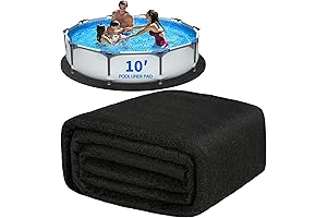 10 FT Round Pool Liner Pad: Durable, Puncture-Resistant Protection for Above-Ground Pools