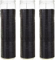 Vista 17 de MEGA CANDLES 1 unidad Velas de oración devocional en contenedor de vidrio sin aroma, naranja, duración de 7 días, cera de calidad premium, 2