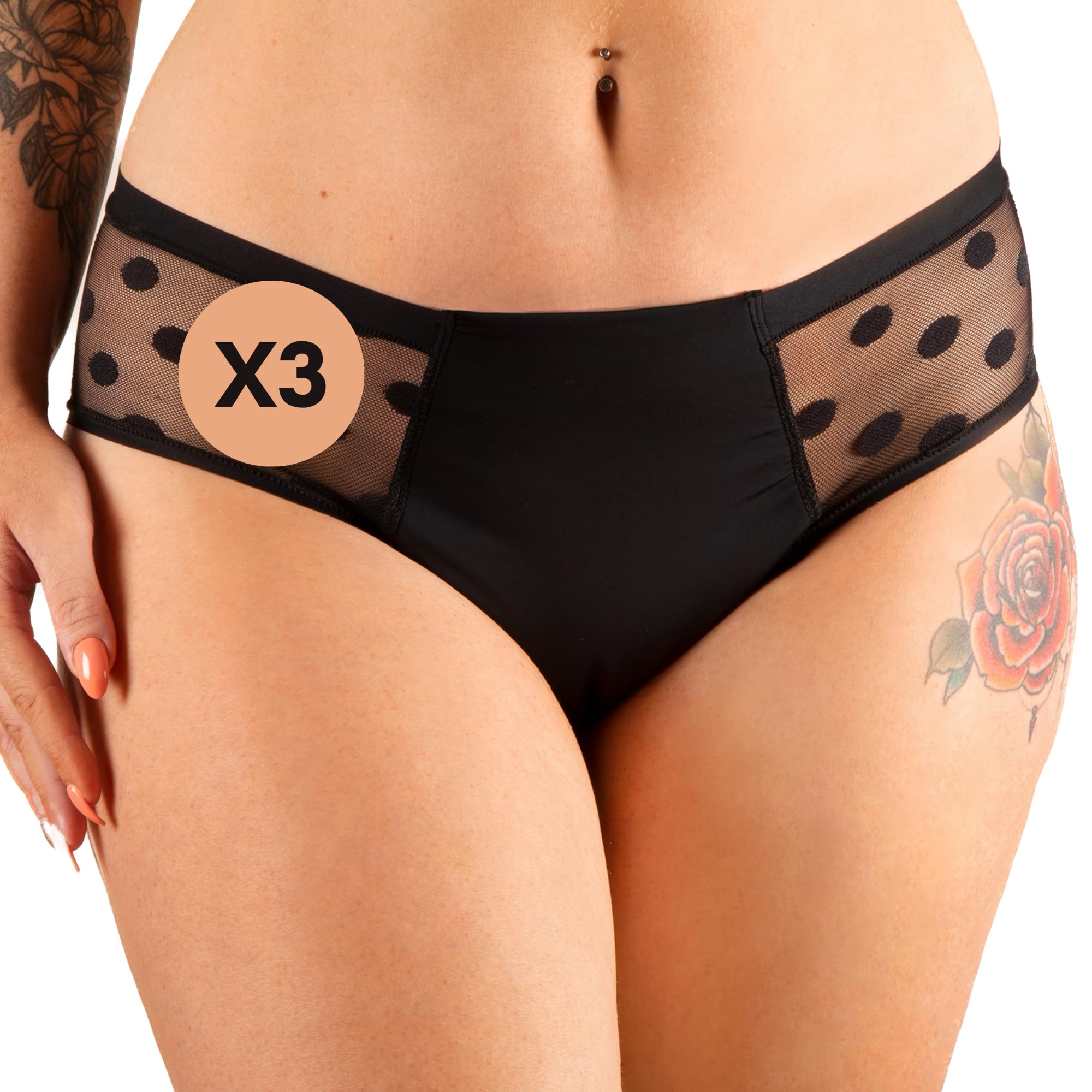 Braga Menstrual Mujer Zoé - Serenidad, Comodidad y Feminidad - Tallas S a 4XL