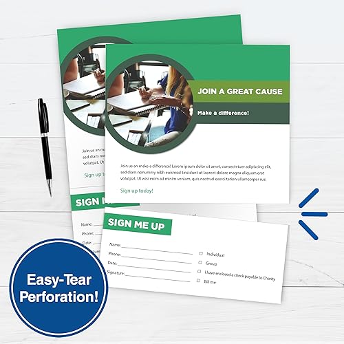 Miniatura 9 de PrintWorks Papel perforado horizontal profesional de 3 58 pulgadas, 8.5" x 11" - Perfecto para W-2, 1099 y uso de declaraciones - Hecho en los