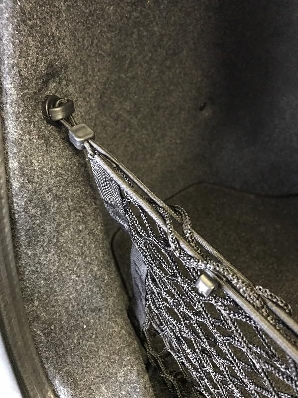 Envelope Style Trunk Cargo Net + Installation Kit for Nissan Sentra 2013 2014 2015 2016 2017 2018 2019 by Trunknets Inc - Used condition - Image 3