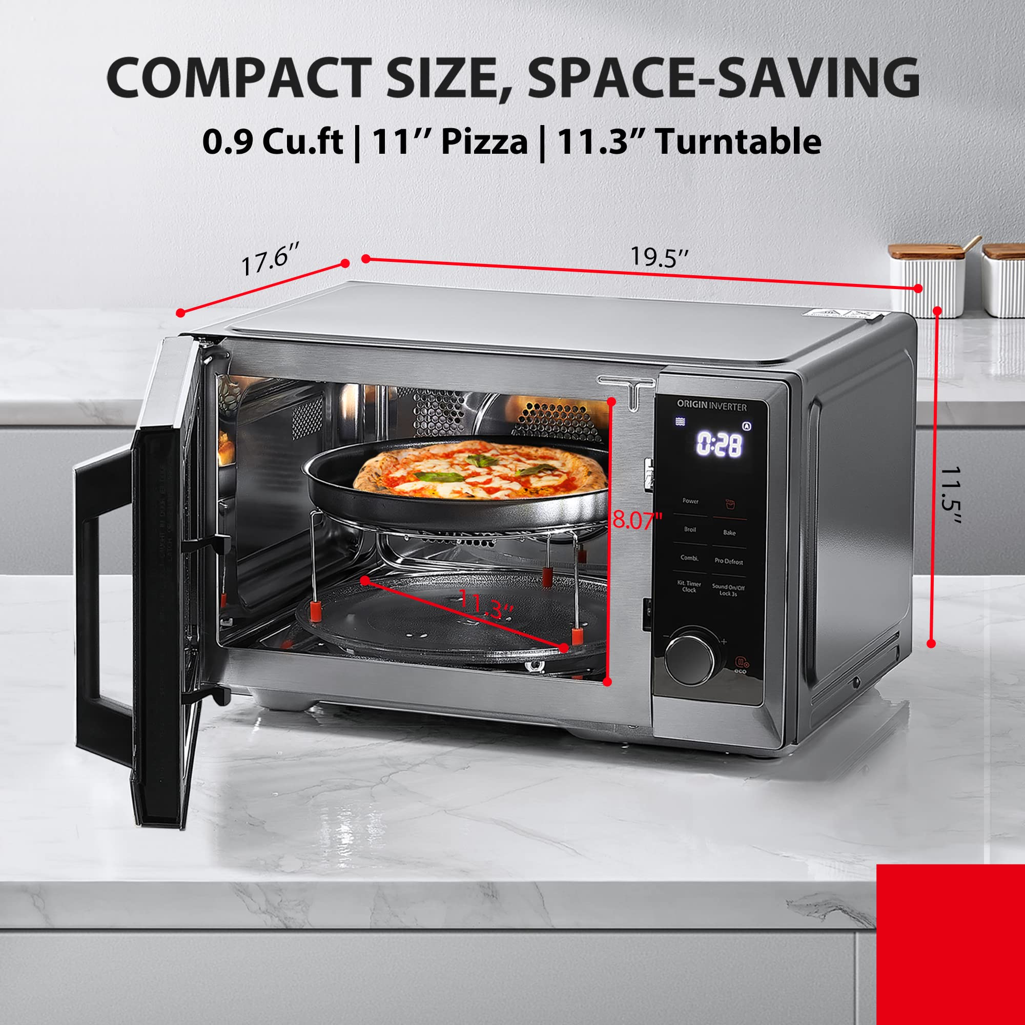 Buy TOSHIBA 6in1 Countertop Microwave Oven with Inverter Technology