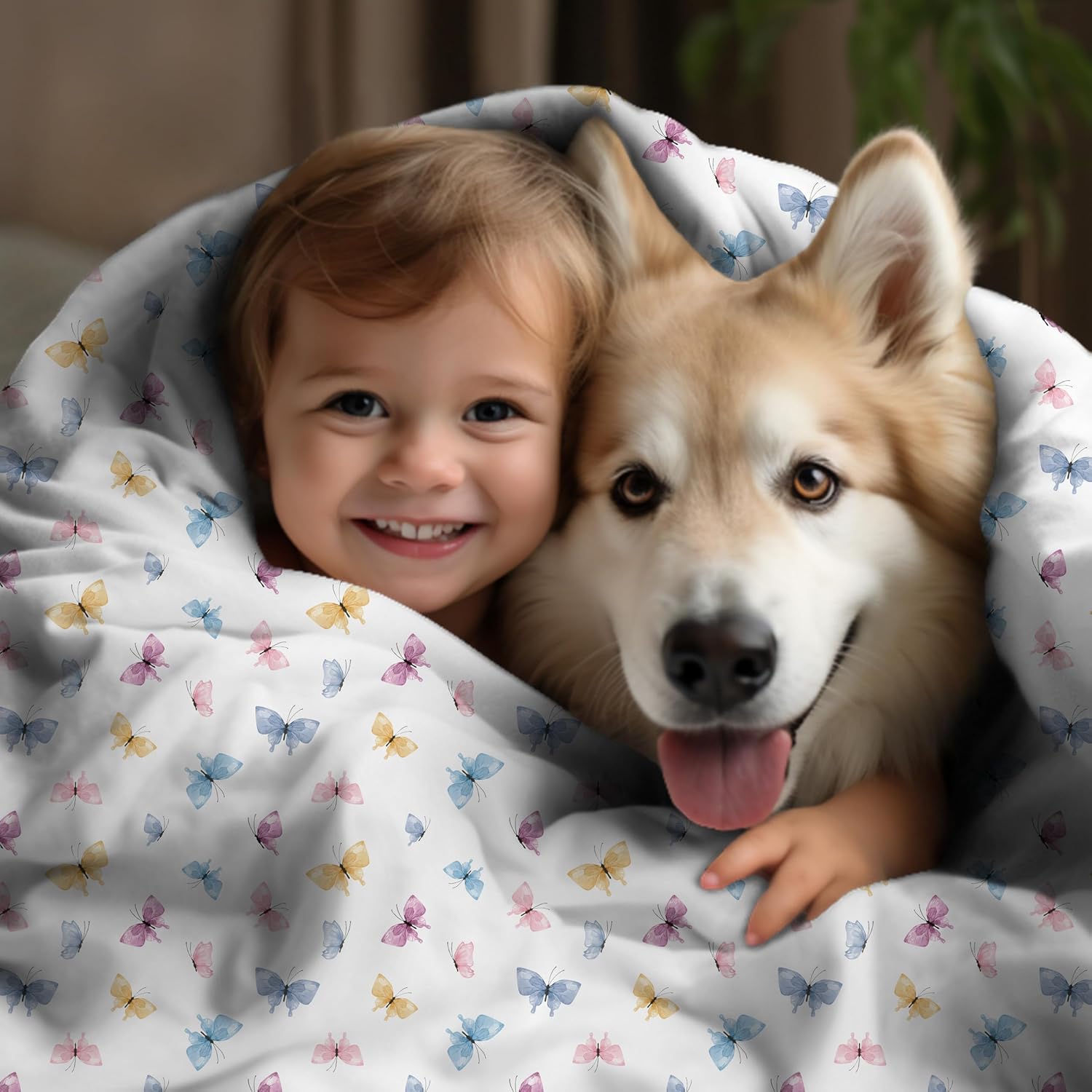 Soft Cotton Baby Blanket, Breathable Lightweight Baby Blanket for Infants Newborn Boys and Girls - Nursery, Crib, Stroller Blanket (Garden) - Image 5