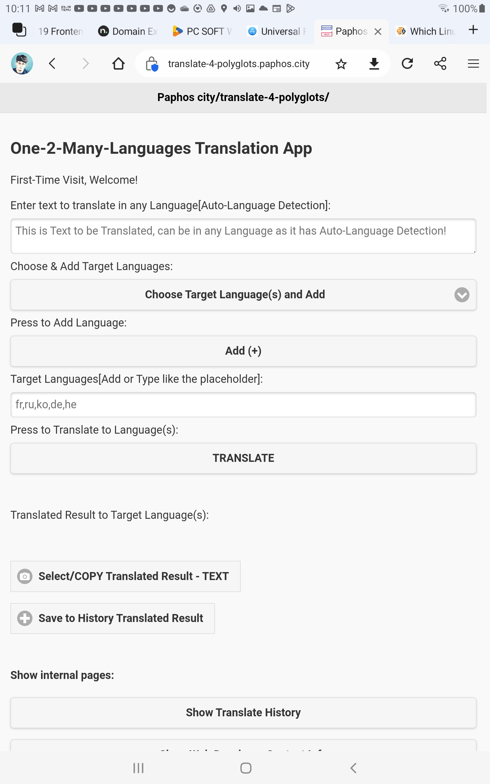 translate4polyglots App on Amazon Appstore