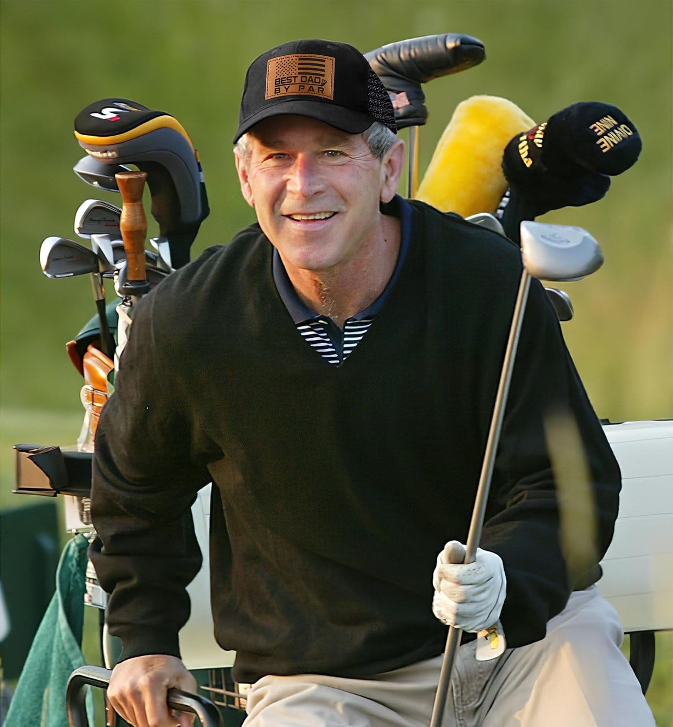 Dad Golf Gifts for Father's Day from Daughter, Son, Kids - Golf Gifts for Men, Funny Hat for Fathers on Birthday, Xmas - Adjustable Fit, Comfortable Cotton, Perfect for Casual Wear - Image 2