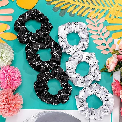 Miniatura 3 de WILLBOND 20 coleteros deportivos para el cabello, regalos deportivos elásticos de seda satinada, para mujeres, accesorios de equipo de jugadores