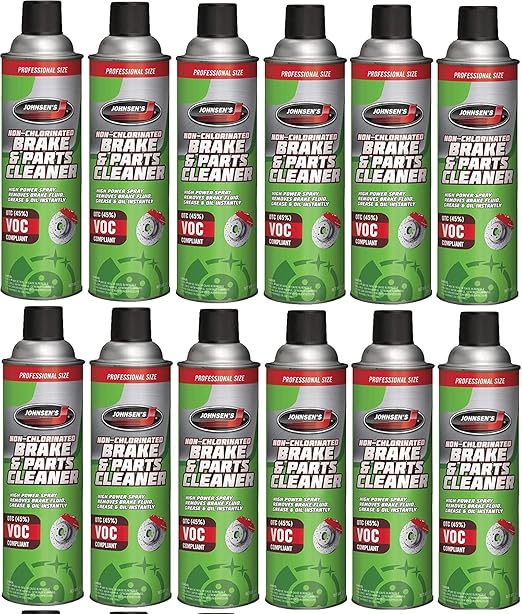 DENCO DISTRIBUTING, INC. Johnsens 2417 Brake & Parts Cleaner - 14 OZ OTC Compliant (12)