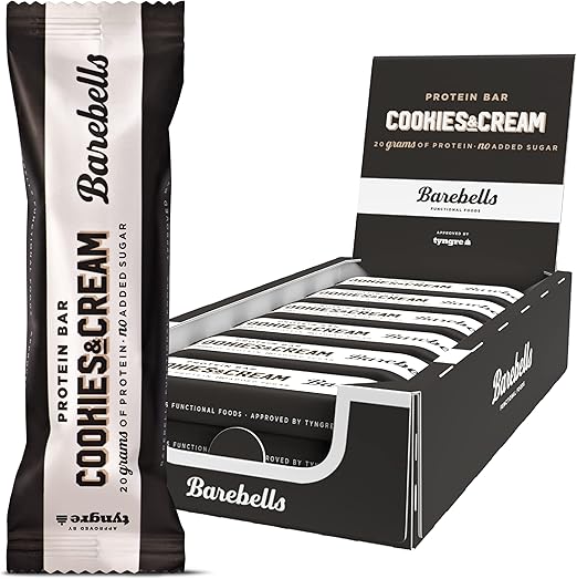 Barebells Cookies & Cream High Protein and Low Carb Bar 12 x 55g (1