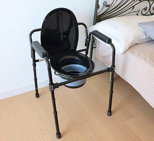 Miniatura 6 de PEPE Mobility Cómoda 3 en 1 con estructura resistente de soporte de doble barra transversal, silla estable con cubo, capacidad de peso de 300