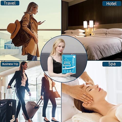 Miniatura 7 de Juego de ropa de cama desechable de alta calidad, sábanas de viaje impermeables e higiénicas para hoteles, hospitales o uso doméstico (paquete de 2