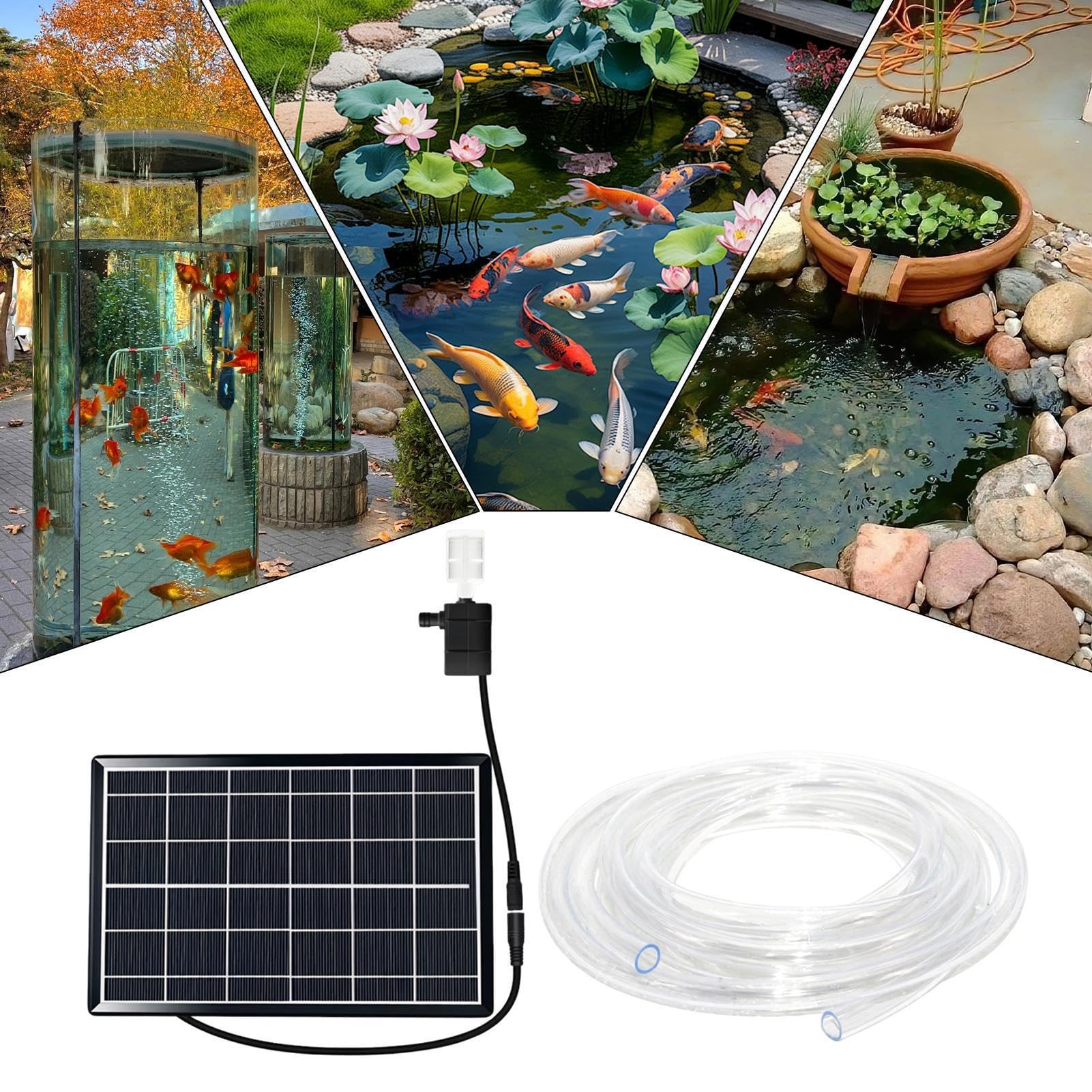Solar-Springbrunnenpumpe solarbetriebene kleine verstellbare Dekoration | Vogel-Springbrunnen Für Garten Terrasse Hof Hinterhof Deck Pool Teiche Vögel Fische Blumen Pflanzgefäß Zuhause