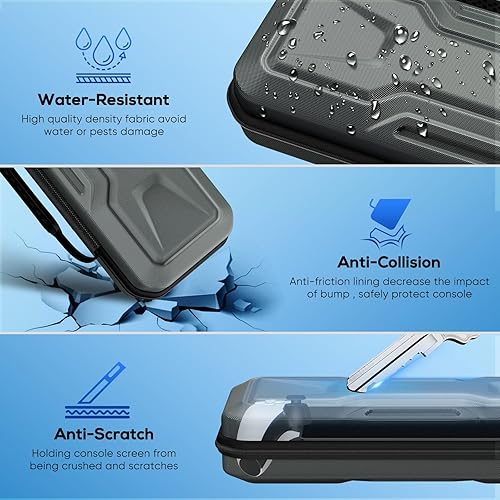 Miniatura 4 de FYOUNG 3 in 1 Accessories Bundle for Playstation Portal, Carrying Case & Hard PC Clear Cover with Tempered Glass Screen Protector, Protective Case &