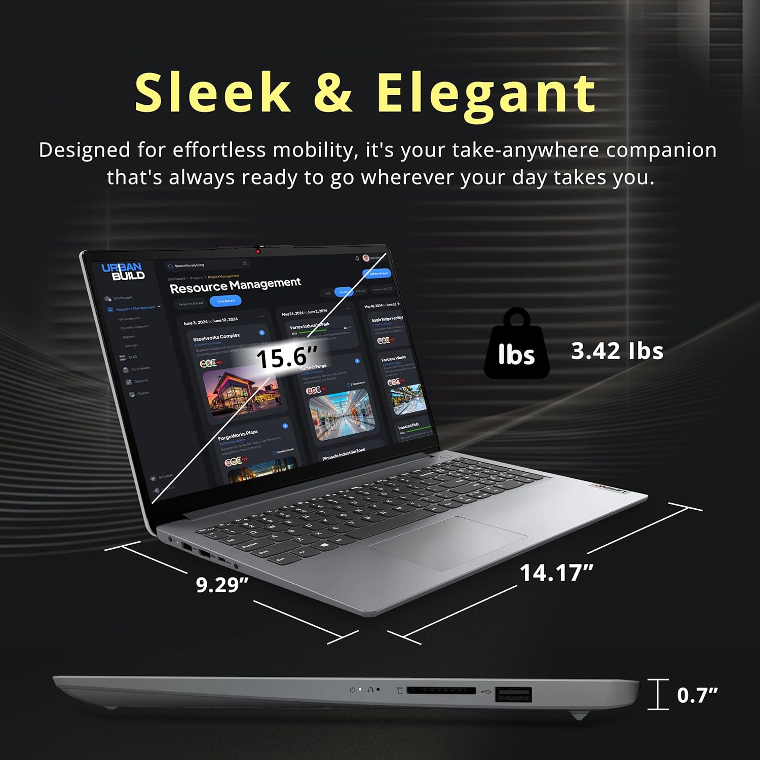 Lenovo IdeaPad 1 15.6 laptop review — slim profile and travel-friendly weight