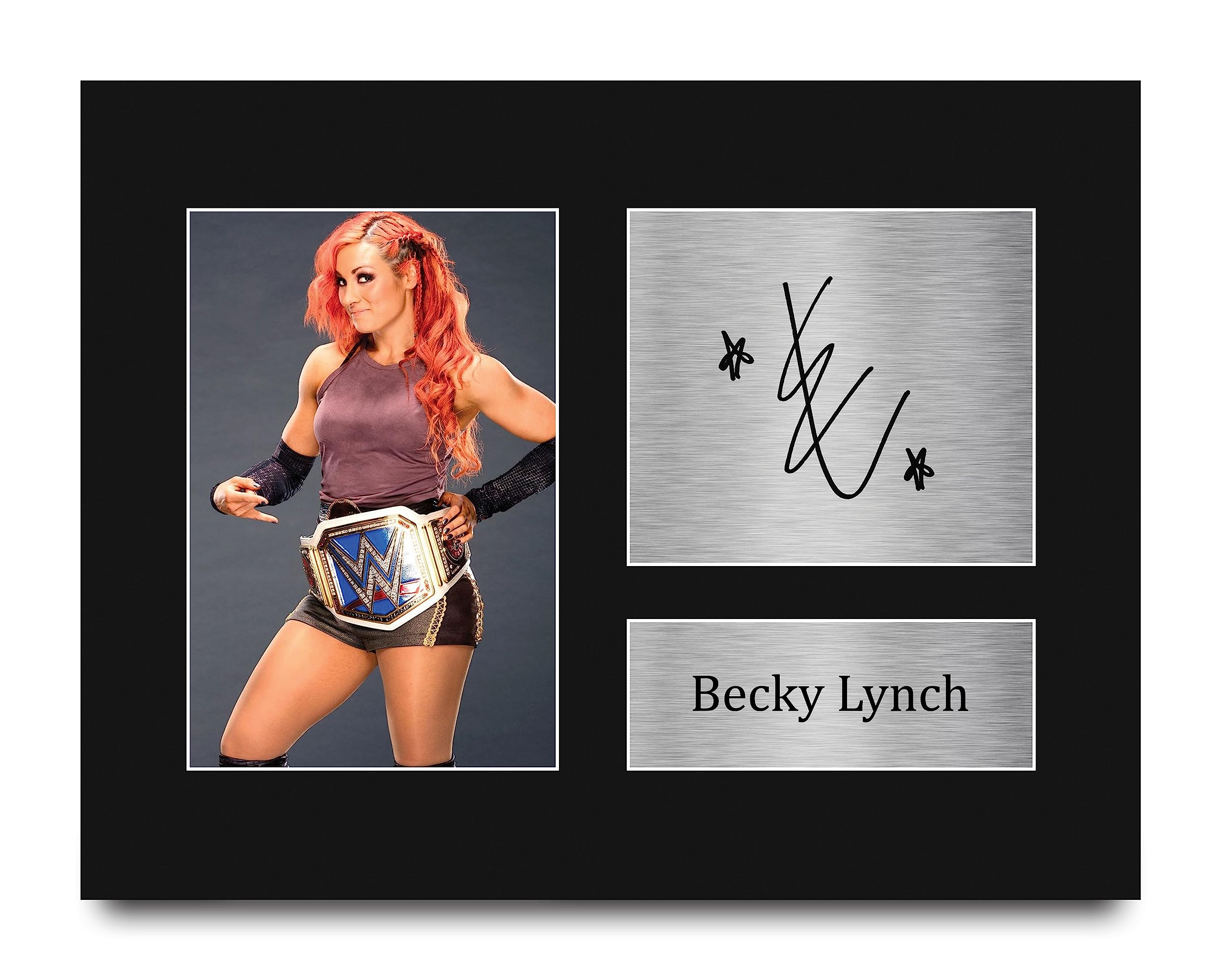 Amazon.com: HWC Trading Becky Lynch Gifts Signed Printed Autograph
