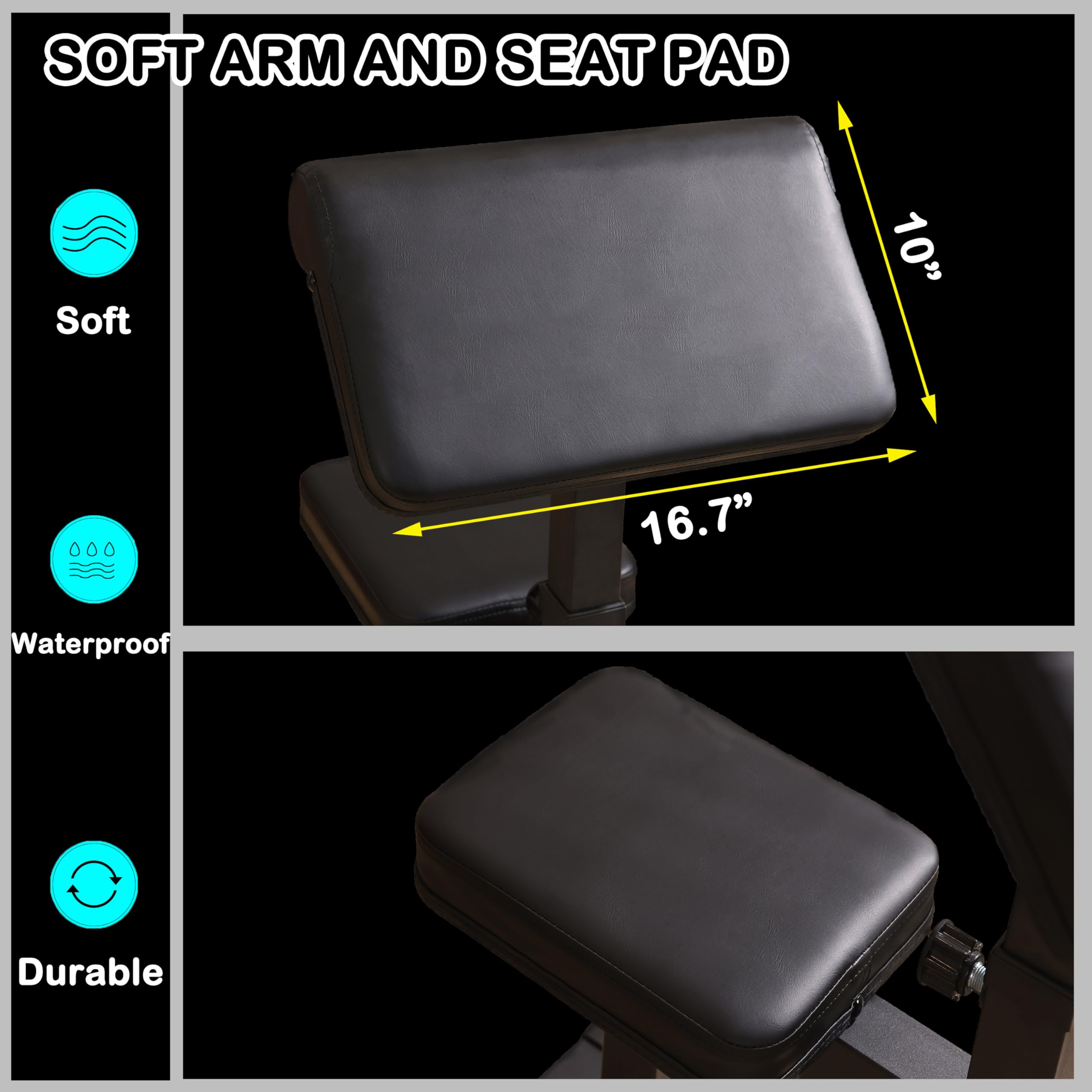 Amazon.co.jp: AOWINNOX フィットネス ブラック 調節可能 アーム