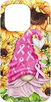 Vista 14 de Funny Breast Cancer Sunflower For Women Cute Pink Gnome Case for iPhone 16
