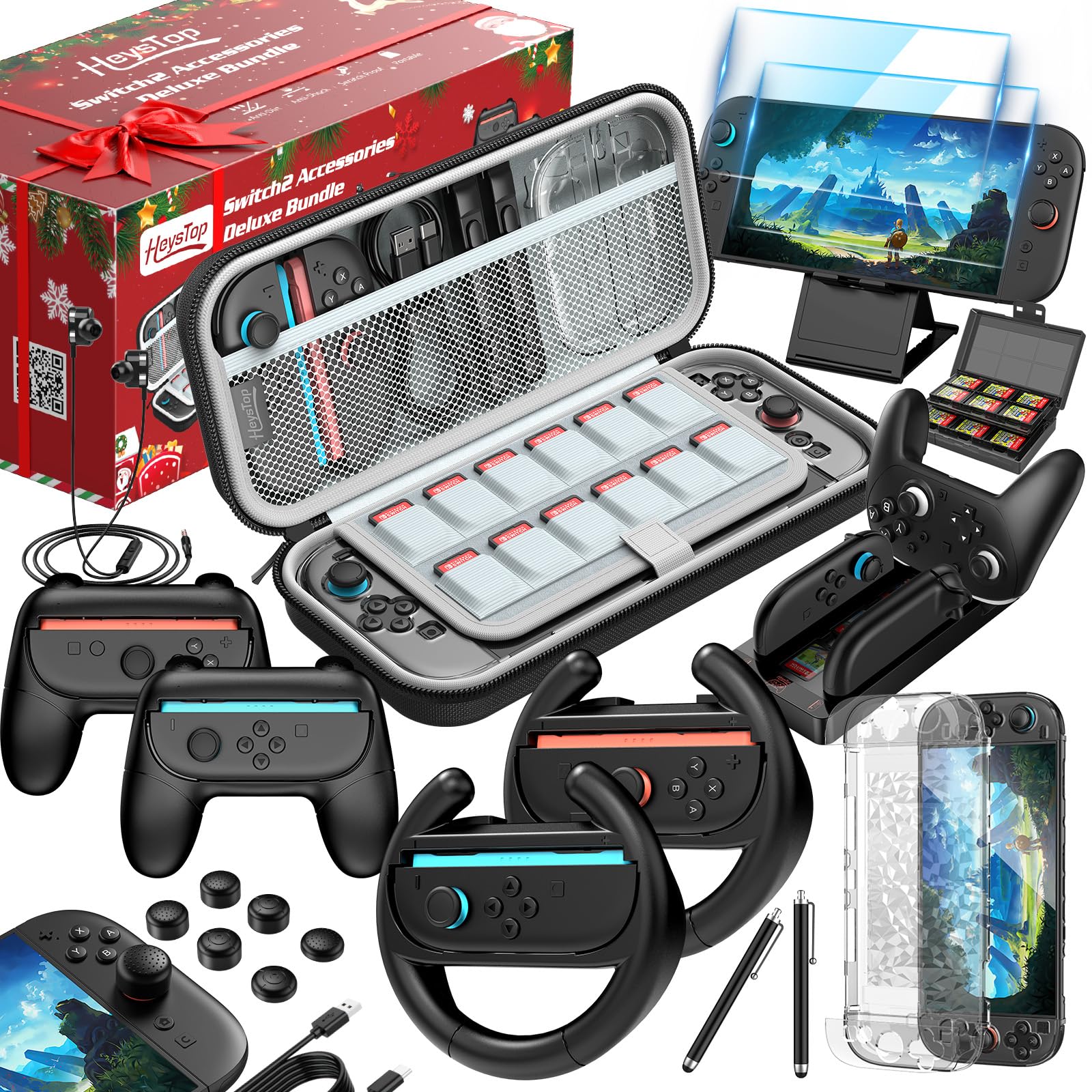 UNICORNOVERLOAD Switch 2セット Amazon.com: Pro Controllers Accessories Bundle for Nintendo Switch