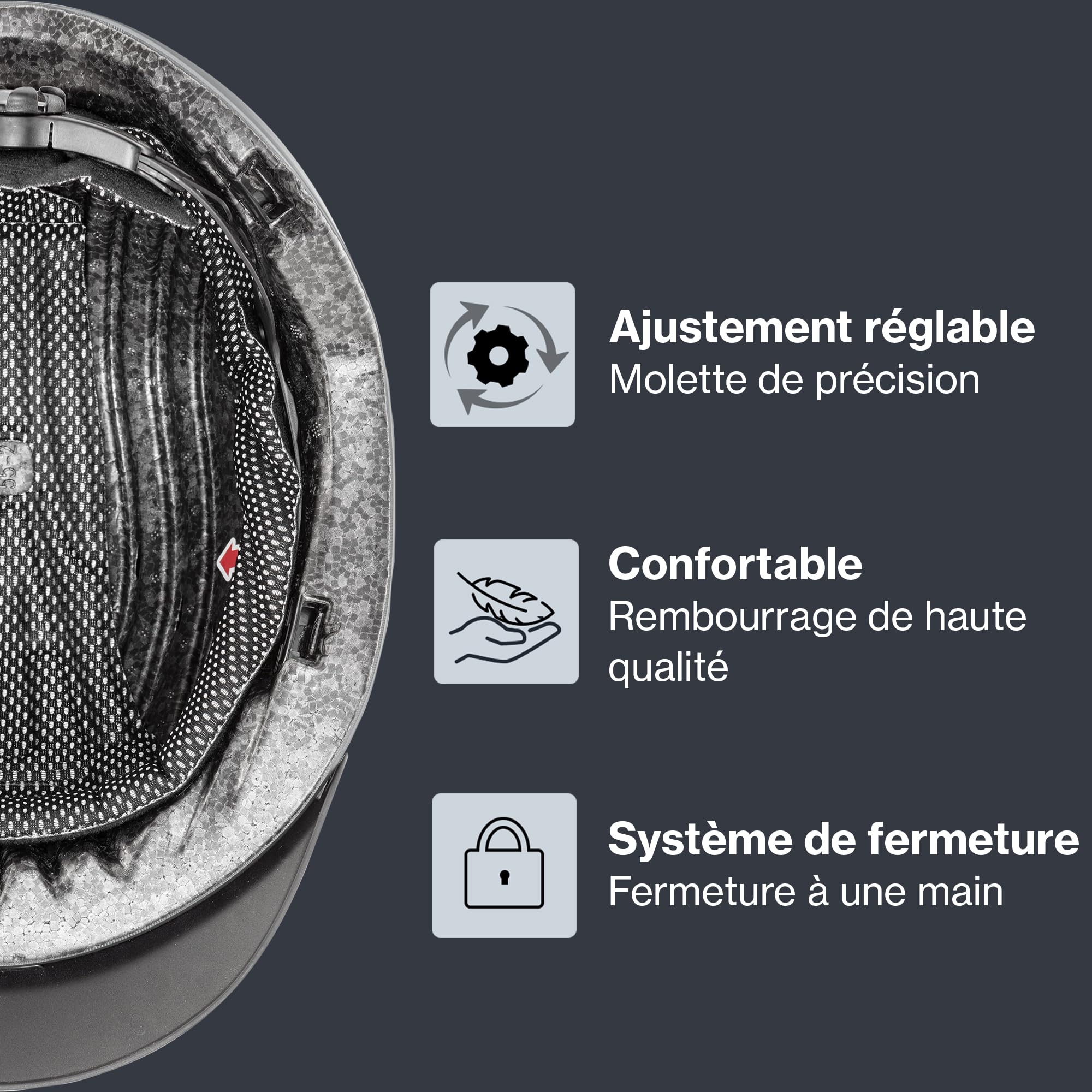 uvex exxential III Casque d'équitation léger Ajustement Individuel