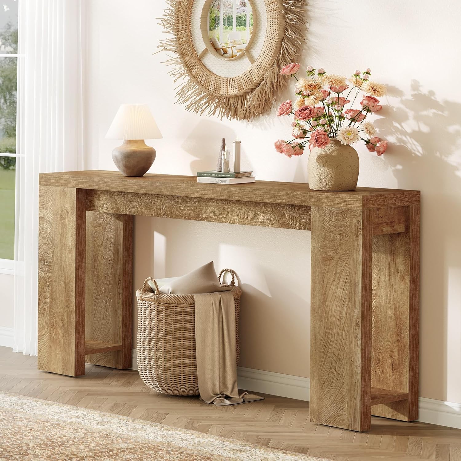 Chic Farmhouse Console Table for Stylish Spaces