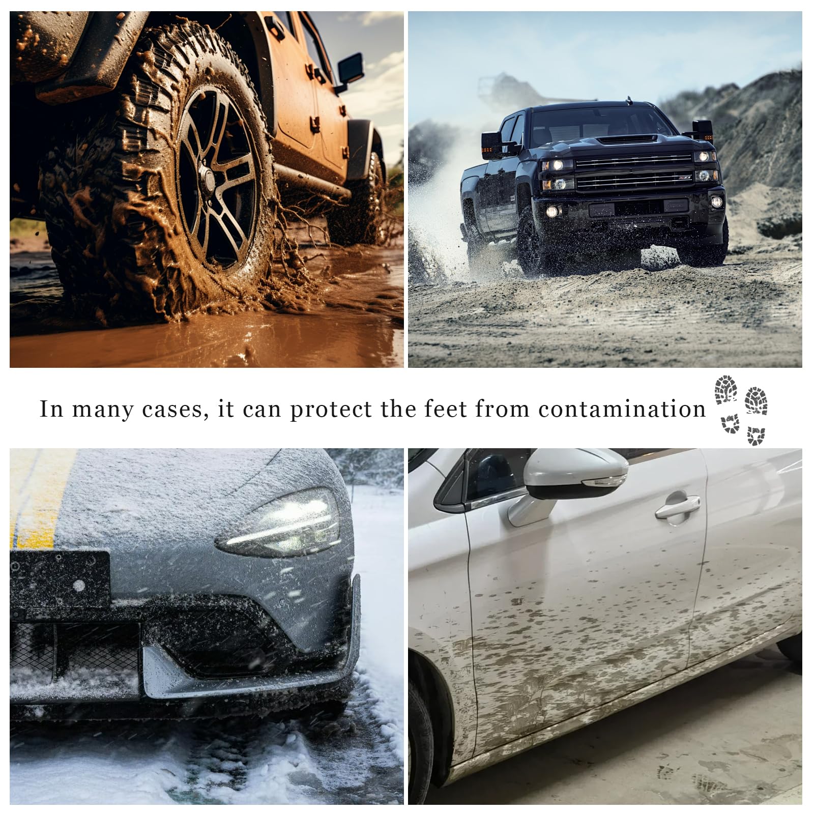 SHMZK 50 PCS Car Paper Floor Mats 16 x 20 Inch Disposable Floor Mat Temporary Car Floor Protector — view 6