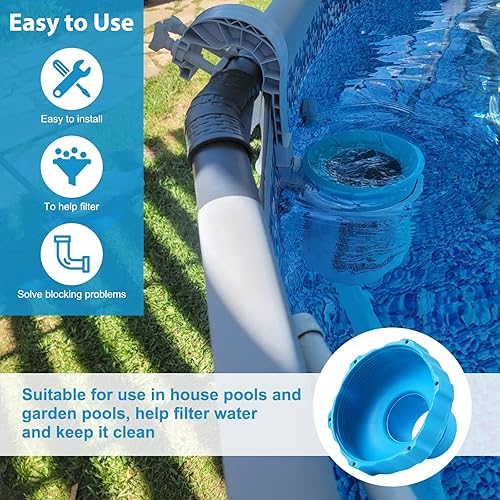Miniatura 3 de UASAM 11238 - Adaptador de manguera de desnatador de superficie B para piezas de piscina Intex que trabajan con manguera de piscina 25016 (1)