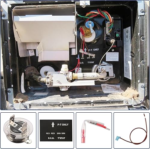 Miniatura 6 de Kit de corte térmico para calentador de agua RV con kit de montaje de termostato ECO pieza de repuesto compatible con Atwood 93866 91447