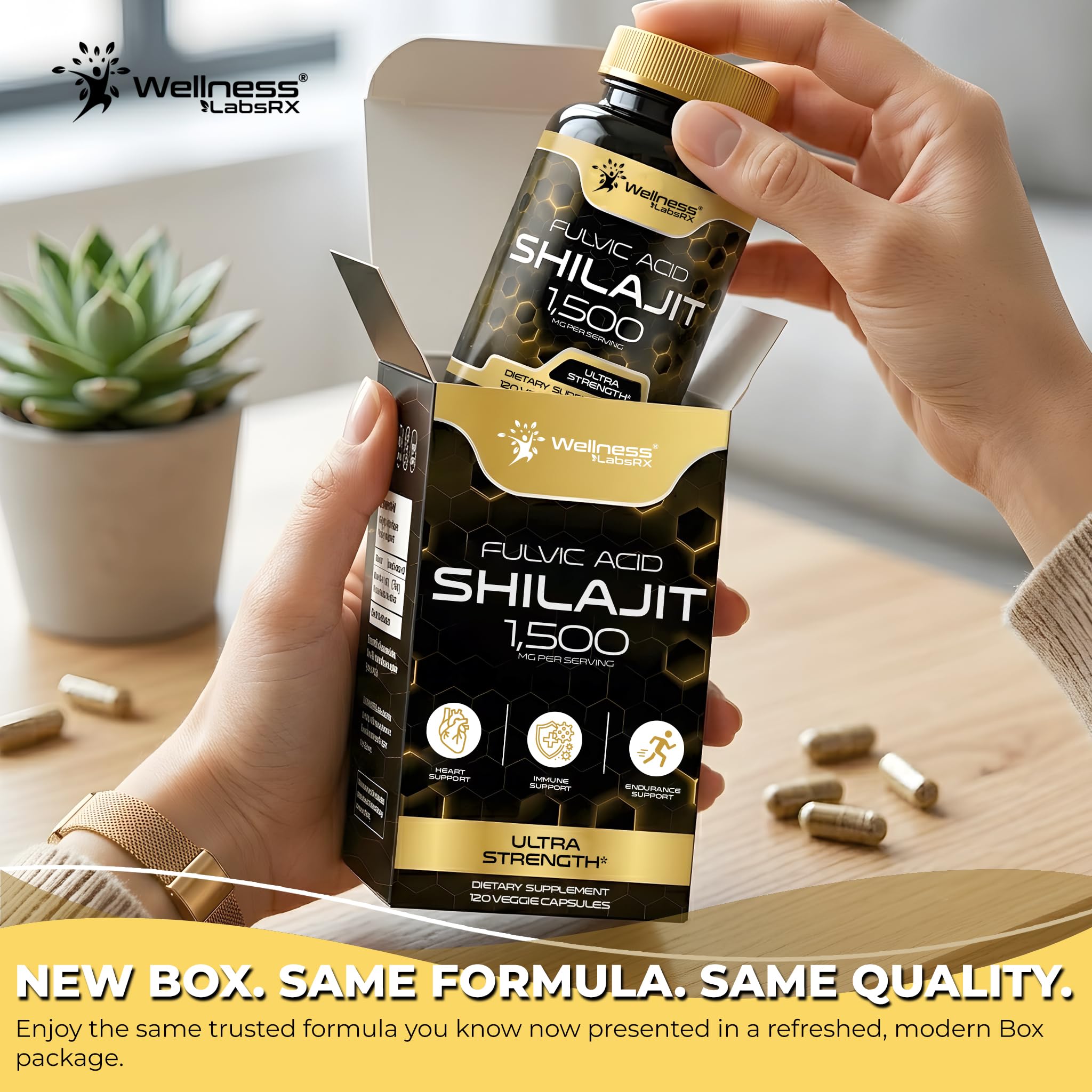 Himalayan Shilajit Capsules 1500mg for Men and Women, 120 Count — Amazon image 10