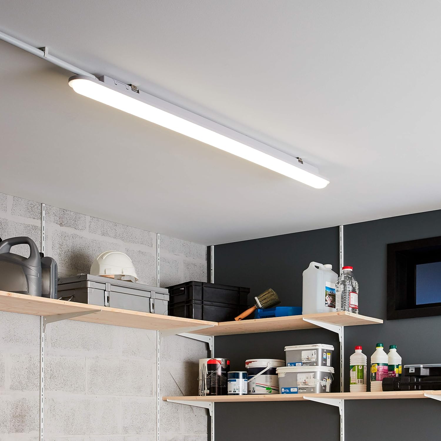 Lamp Installed in Garage (On)