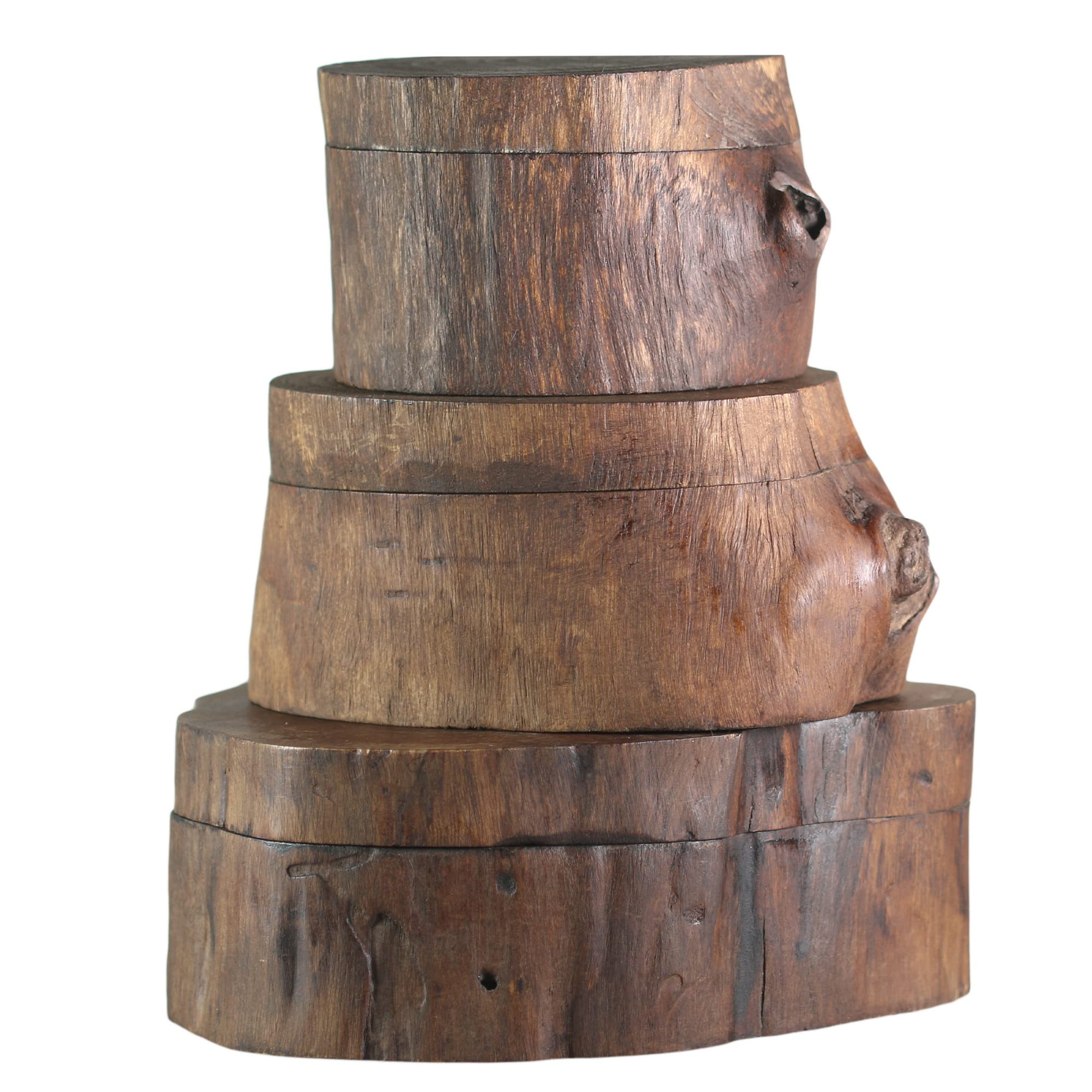 ART-CRAFT Holzkiste Holzbox Holz Dose mit Deckel aus echtem 