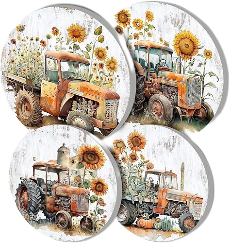 Miniatura 25 de Juego de 4 fundas bohemias para quemadores de estufas eléctricas, fundas redondas para quemadores de estufas de gas, 8 y 10 pulgadas, fundas