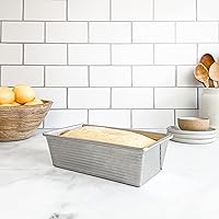 Vista 6 de USA Pan Molde para pan estándar antiadherente, 1 libra, acero aluminizado