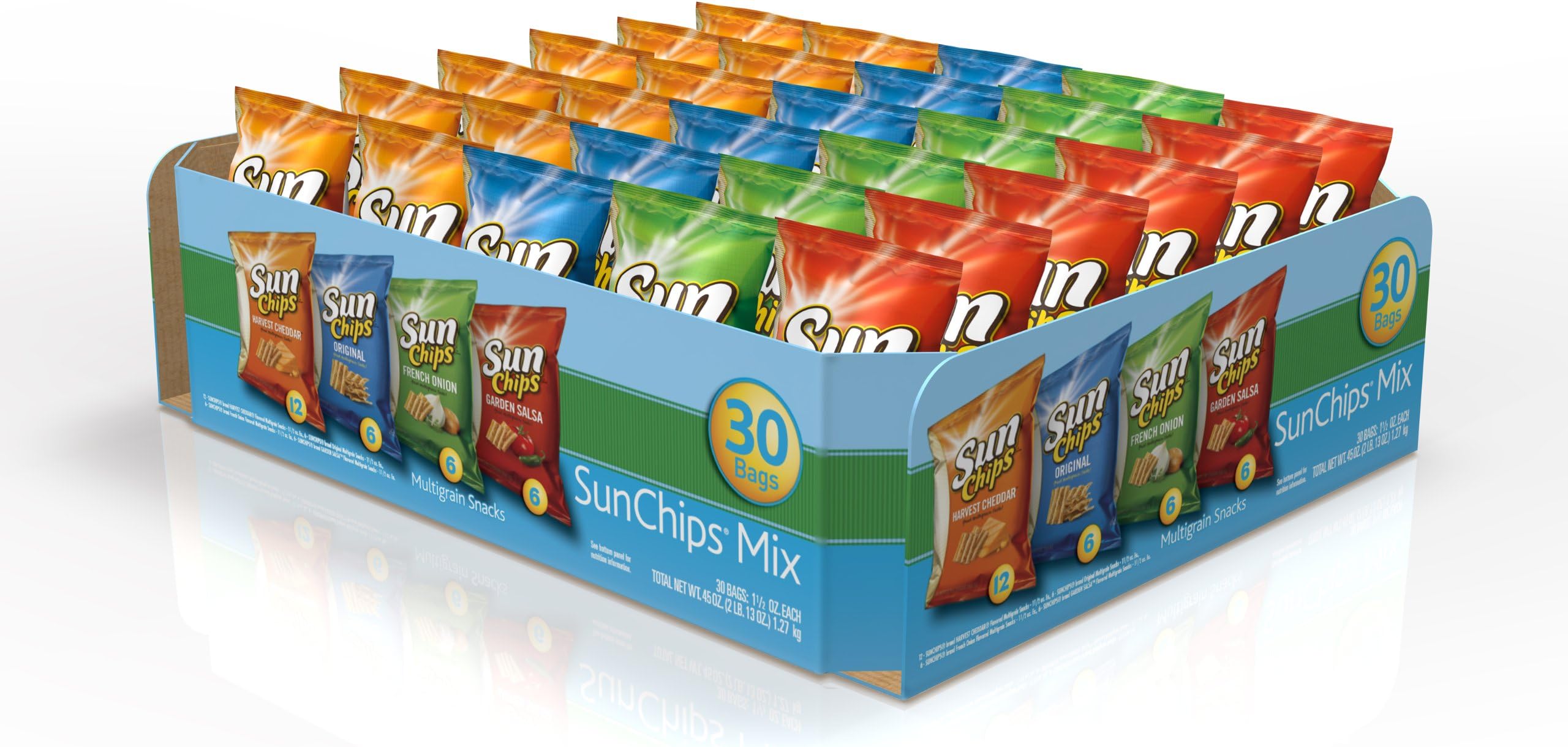 FritoLay Variety Pack, Sunchips Mix, 45 Ounce (Pack of 30)