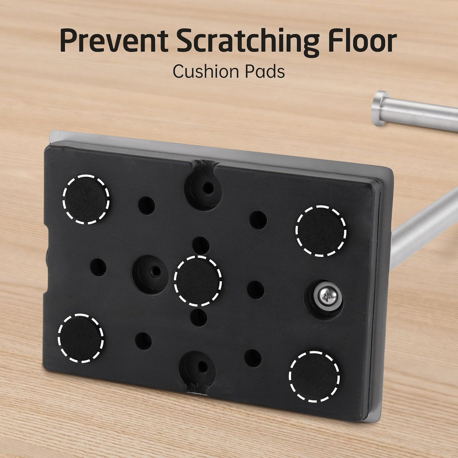KES Freestanding Toilet Paper Holder Stand Bathroom Toilet Paper Storage Stainless Steel Brushed Steel, BPH286S1A-2